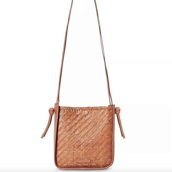 Loeffler Randall Mackenzie Woven Leather Crossbody - Timber brown - Picture 10 of 10